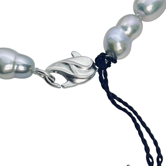 Honora Gray Graduated Freshwater Baroque Pearl Choker Necklace (6037) - Picture 8 of 10